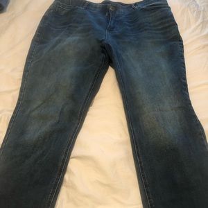 Ashley Stewart Magic Waistband Denim Jeans